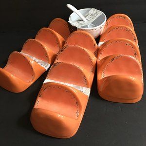 Tommy Bahama Taco Holder Condiment Bowl 7pc Set